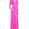 Balenciaga Printed Silk Twill Column Dress in Purple (fuchsia) - Lyst