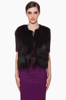 Diane Von Furstenberg Jane Fur Vest - Lyst
