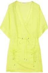 Diane Von Furstenberg Sporty Kleio Linen Tunic