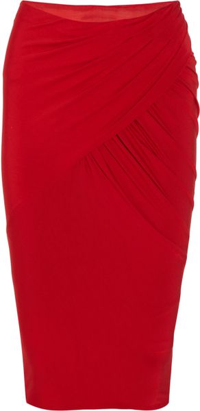 Donna Karan New York Stretch-jersey Pencil Skirt - Lyst