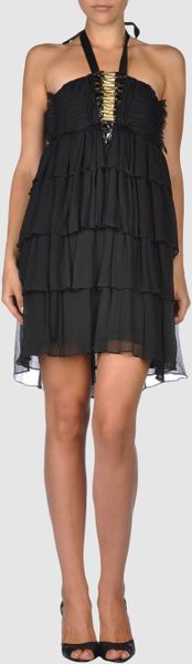Elisabetta Franchi For Celyn B Short Dresses in Black - Lyst