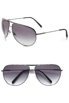 Giorgio Armani Classic Metal Aviator Sunglasses - Lyst