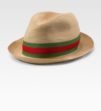 Gucci Straw Fedora - Lyst