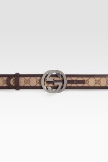 Gucci Interlocking G Buckle Belt - Lyst