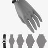 Gucci Gframe Diamond & Satin Strap Watch in Black - Lyst