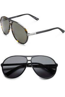 Gucci Acetate Aviator Sunglasses - Lyst