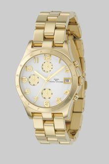 Marc By Marc Jacobs Ladies Gold Ip Stainless Steel Henry Watch - Lyst