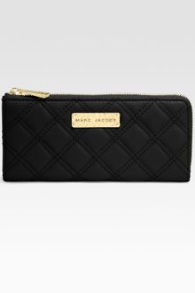 Marc Jacobs Quilted Saffron The Deluxe Wallet - Lyst