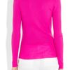 Michael Kors Ribbed Cashmere Sweater in Pink - Lyst