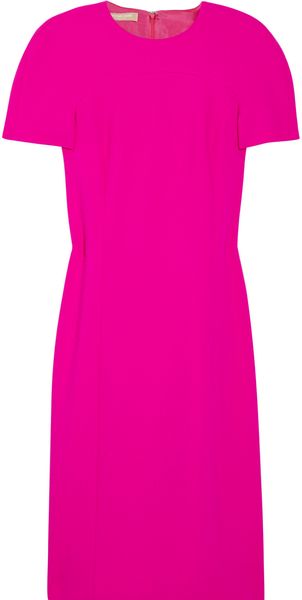 Michael Kors Stretch Wool-crepe Dress - Lyst