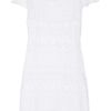 Philosophy Di Alberta Ferretti Crocheted Cotton Mini Dress in White - Lyst