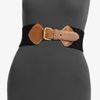 Prada Leather Accented Elastic Belt in Black (nero) - Lyst
