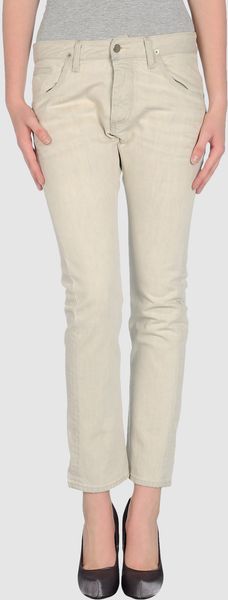 Ring Denim Trousers in Gray (grey) - Lyst