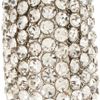 River Island Diamond Domed Finger Trap Ring in Silver - Lyst