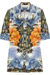 Stella McCartney Hawaiian-Print Silk Shirt