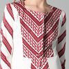 Thakoon Chevron Print Blazer in Red (black) - Lyst