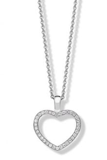 Theo Fennell White Gold & Diamond Small Outline Art Pendant - Lyst