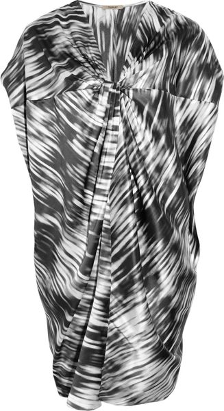 Thurley Printed Silk-satin Tunic Dress - Lyst