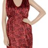 Thurley Tucket Animalprint Silksatin Dress in Red - Lyst