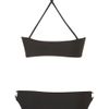 Topshop Black Strappy Longline Bikini in Black - Lyst