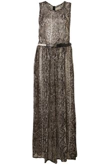 Topshop Ruby Snakeskin Maxi By Goldie* - Lyst