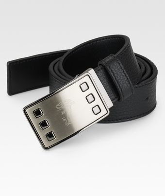 Versace Adjustable Leather Belt - Lyst