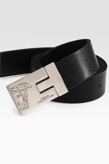 Versace Reversible Leather Belt - Lyst