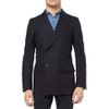 Yves Saint Laurent Doublebreasted Woven Cotton Blazer in Blue for Men - Lyst