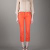 Dolce & Gabbana Archive Cropped Trouser in Orange - Lyst