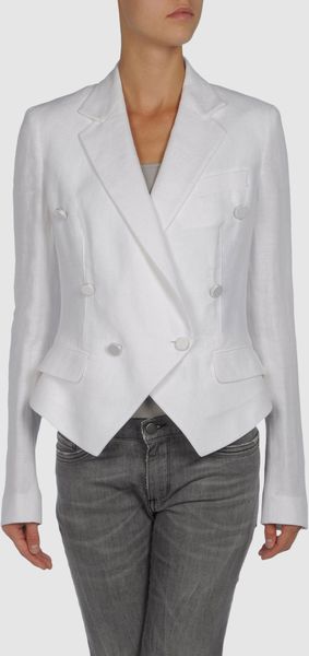 Dolce & Gabbana Blazers in White - Lyst