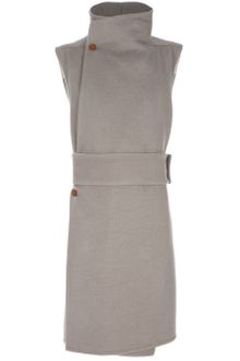 Rick Owens Sleeveless Coat - Lyst
