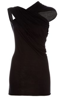 Rick Owens Lilies Draped Neck Top - Lyst