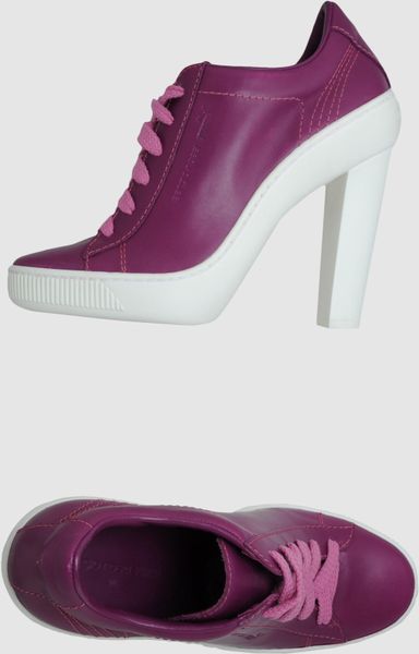 Sergio Rossi Shoe Boots in Purple (white) - Lyst