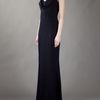 Alexander Mcqueen Long Silk Dress in Black - Lyst