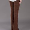 Goldsign Blossom Flare Jean in Brown - Lyst