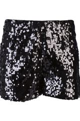 Halston Heritage Sequin Short