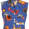 Moschino Vintage Sleeveless Jacket in Blue - Lyst