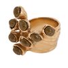 Yves Saint Laurent Arty Dots Ring in Gold - Lyst