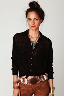 Free People Stavros Buttondown - Lyst