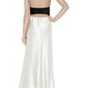 Narciso Rodriguez StretchSilk and Linen Dress in Black - Lyst
