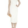 Narciso Rodriguez Texturedcrepe Dress in White - Lyst