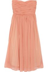 See By Chloé Cotton and Silk-blend Georgette Dress