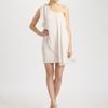 Alice + Olivia Oneshoulder Drape Dress in Pink (blush) - Lyst