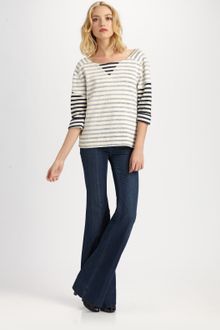 Marc By Marc Jacobs Juniper Stripe Terry Top - Lyst