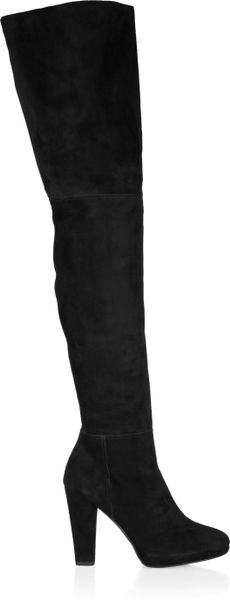 stuart weitzman black thigh high boots