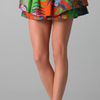 Suno Layered Hawaii Print Mini Skirt in Multicolor - Lyst