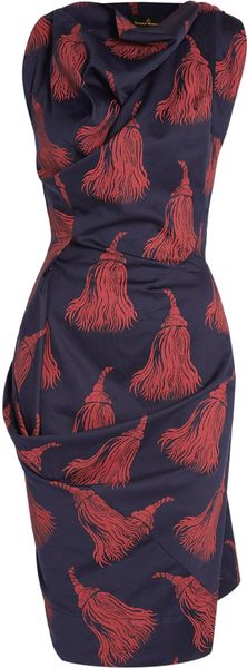 Vivienne Westwood Anglomania Fond Dress in Blue (navy) - Lyst