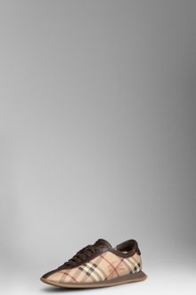 Burberry Haymarket Check Trainers - Lyst