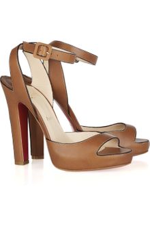 Christian Louboutin Viola 120 Leather Sandals - Lyst