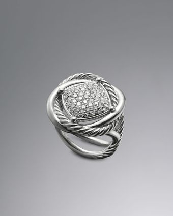 David Yurman 14mm Pave Diamond Infinity Ring - Lyst